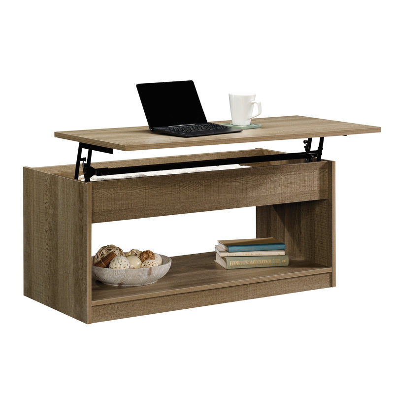Latitude Run® Aevry Lift Top Floor Shelf Coffee Table with Storage